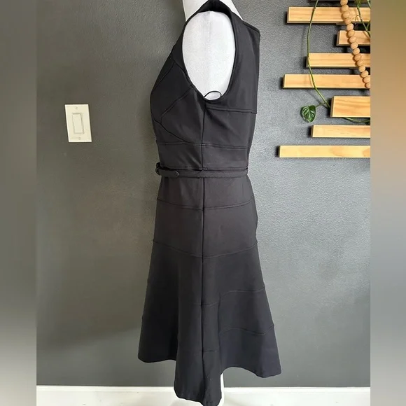 White House Black Market Black Mini Dress. Bandage material. - Picture 4 of 4